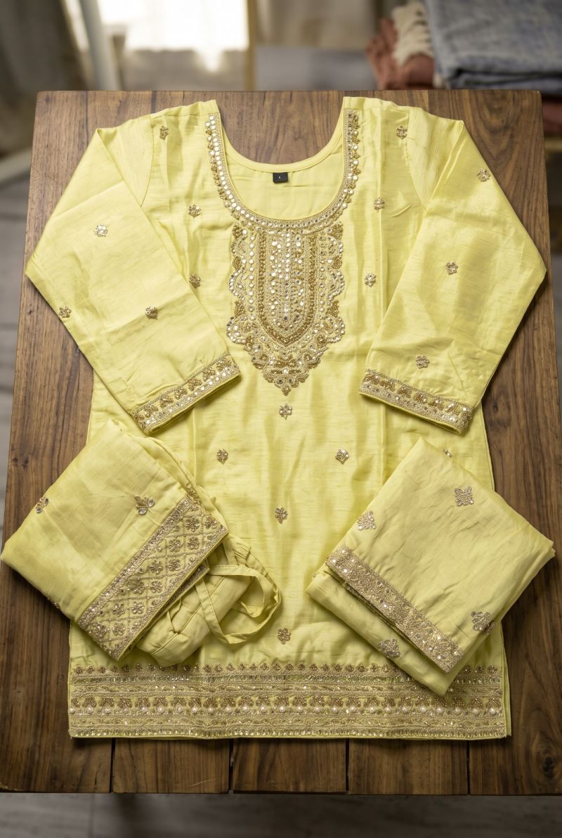Aurraa Shikhaa Chinon Sequence Embroidery Beads Readymade Salwar Suit — Wholesale Readymade Suit wholesale from Surat — view 9