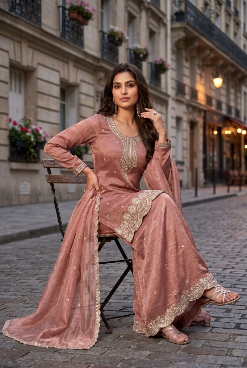 Aurraa Shweta Salsa Silk Embroidered Designer Salwar Kameez Catalog — Wholesale Kurtis wholesale from Surat — Photo 3