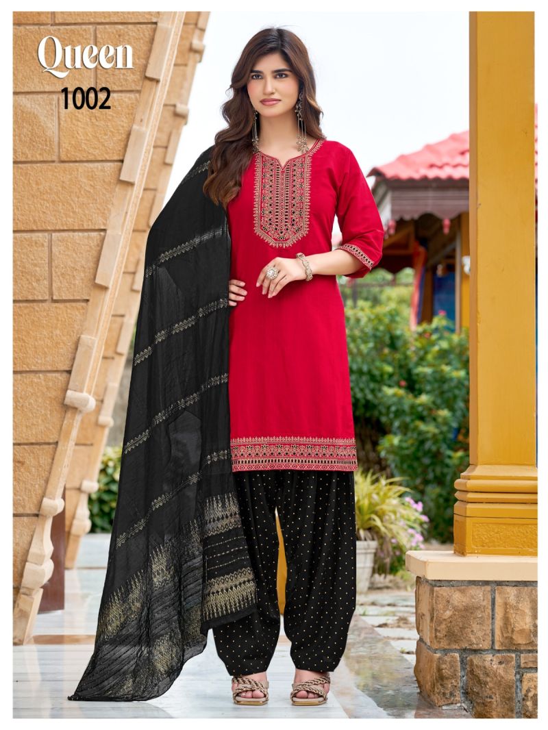 Banwery Queen Vertican Embroidered Patiyala Salwar Kameez Catalog — Wholesale Kurtis, Banwery wholesale from Surat — Photo 2