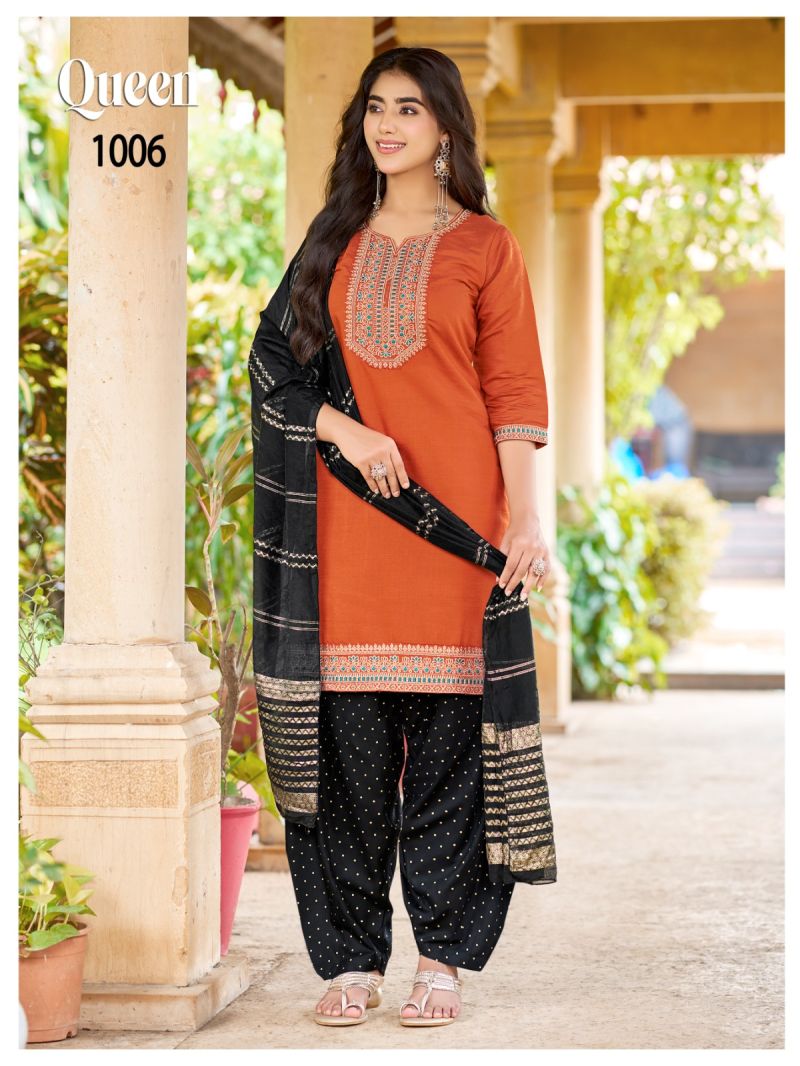 Banwery Queen Vertican Embroidered Patiyala Salwar Kameez Catalog