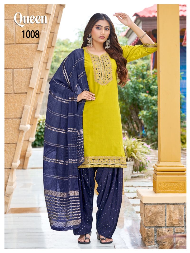 Banwery Queen Vertican Embroidered Patiyala Salwar Kameez Catalog — Wholesale Kurtis, Banwery wholesale from Surat — Photo 3