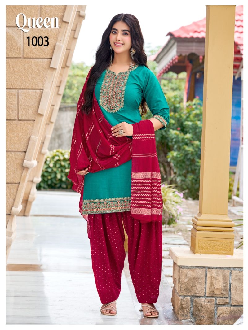 Banwery Queen Vertican Embroidered Patiyala Salwar Kameez Catalog — Wholesale Kurtis, Banwery wholesale from Surat — Photo 6