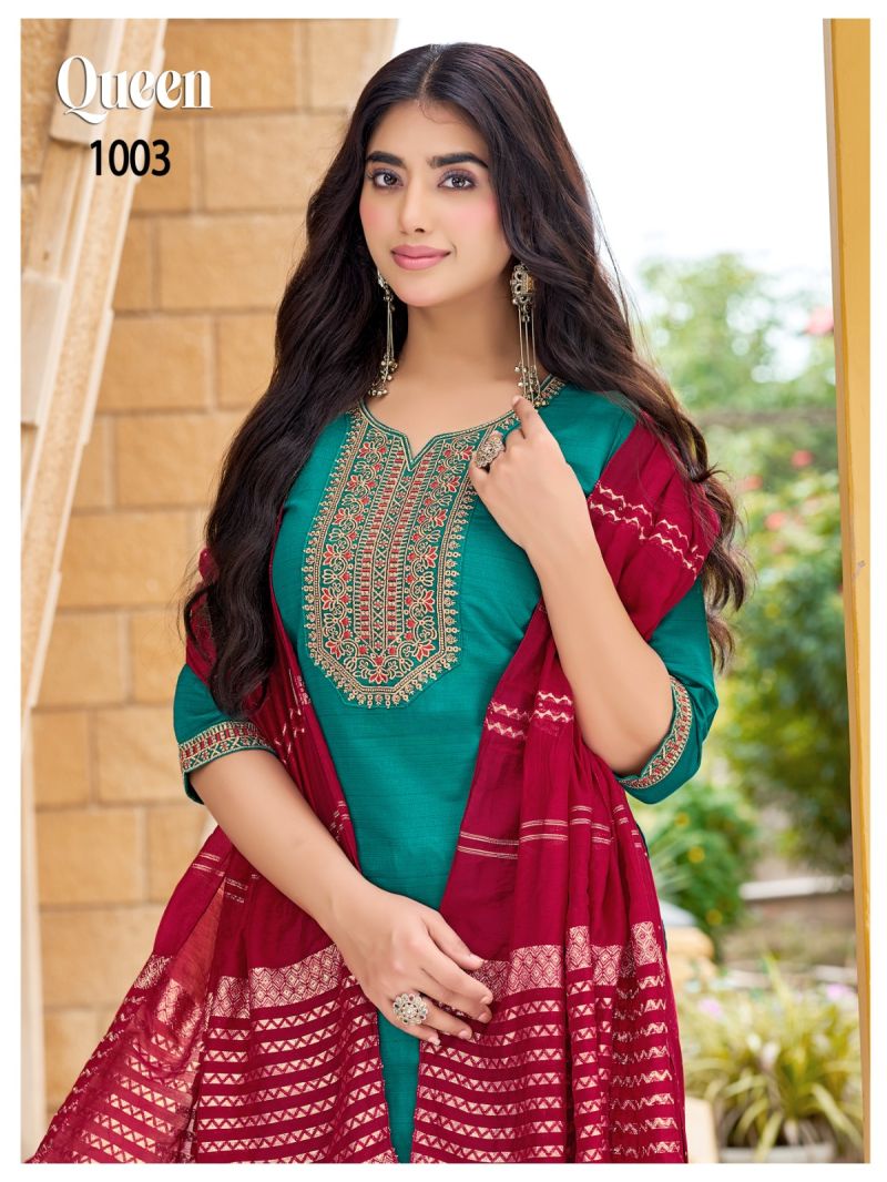 Banwery Queen Vertican Embroidered Patiyala Salwar Kameez Catalog — Wholesale Kurtis, Banwery wholesale from Surat — Photo 10