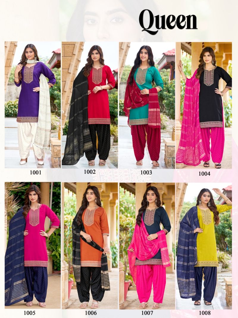 Banwery Queen Vertican Embroidered Patiyala Salwar Kameez Catalog — Wholesale Kurtis, Banwery wholesale from Surat — Photo 12