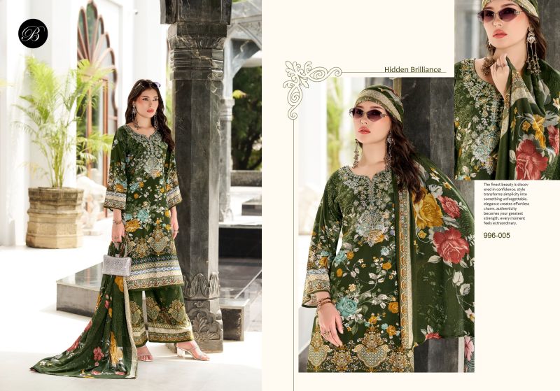 Belliza Dilkhush Vol 4 Viscose Rayon Digital Printed Dress Material — Wholesale Dress Material wholesale from Surat — view 2