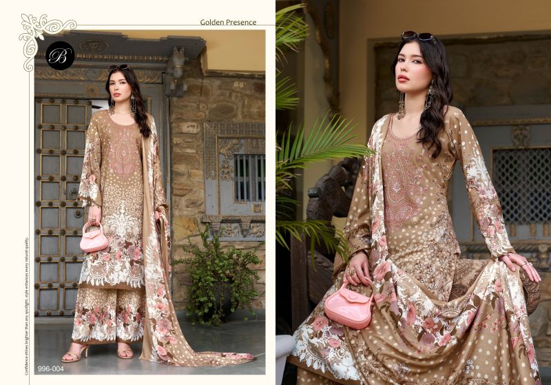 Belliza Dilkhush Vol 4 Viscose Rayon Digital Printed Dress Material — Wholesale Dress Material wholesale from Surat — view 3