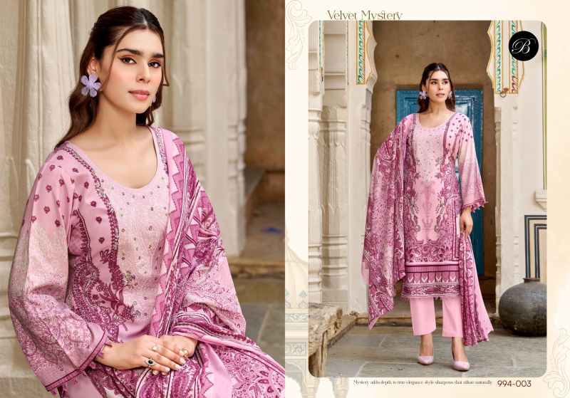 Belliza Riwayat Vol 19 Viscose Rayon Embroidered Dress Material Catalog — Wholesale Dress Material, Vardan Ethnic wholesale from Surat — view 5