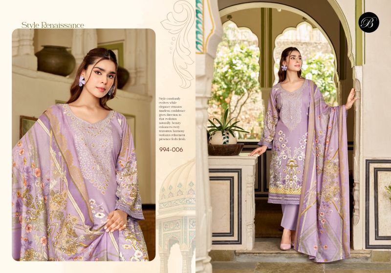 Belliza Riwayat Vol 19 Viscose Rayon Embroidered Dress Material Catalog — Wholesale Dress Material, Vardan Ethnic wholesale from Surat — view 7