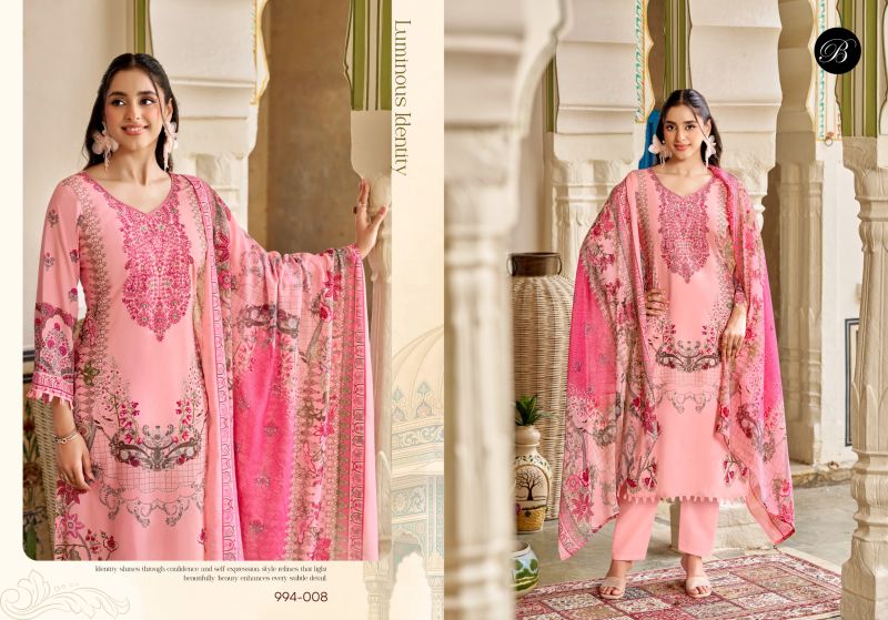 Belliza Riwayat Vol 19 Viscose Rayon Embroidered Dress Material Catalog — Wholesale Dress Material, Vardan Ethnic wholesale from Surat — view 8