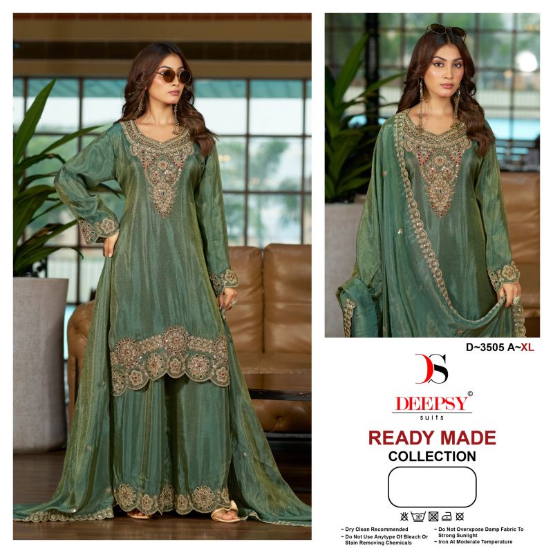 Rangoon Tejasvi Maslin Digital Print Swarovski Diamond Work Salwar Kameez — Wholesale Pakistani Suits, Vardan Ethnic wholesale from Surat — view 2