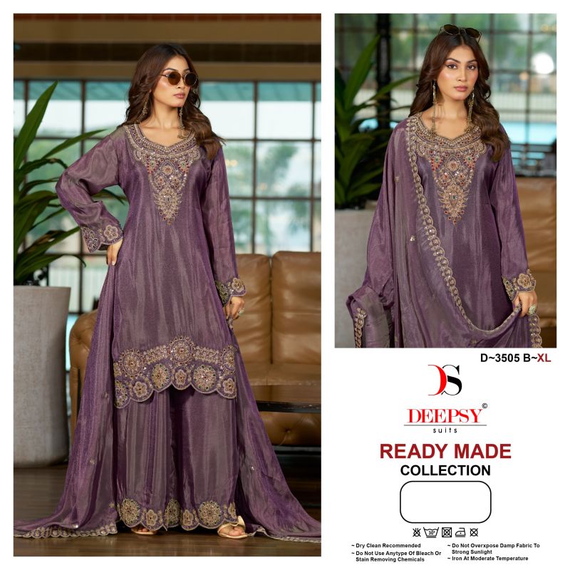 Rangoon Tejasvi Maslin Digital Print Swarovski Diamond Work Salwar Kameez — Wholesale Pakistani Suits, Vardan Ethnic wholesale from Surat — view 3