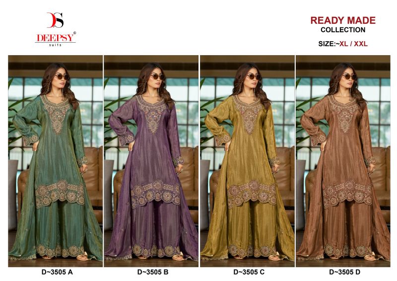 Rangoon Tejasvi Maslin Digital Print Swarovski Diamond Work Salwar Kameez — Wholesale Pakistani Suits, Vardan Ethnic wholesale from Surat — view 4