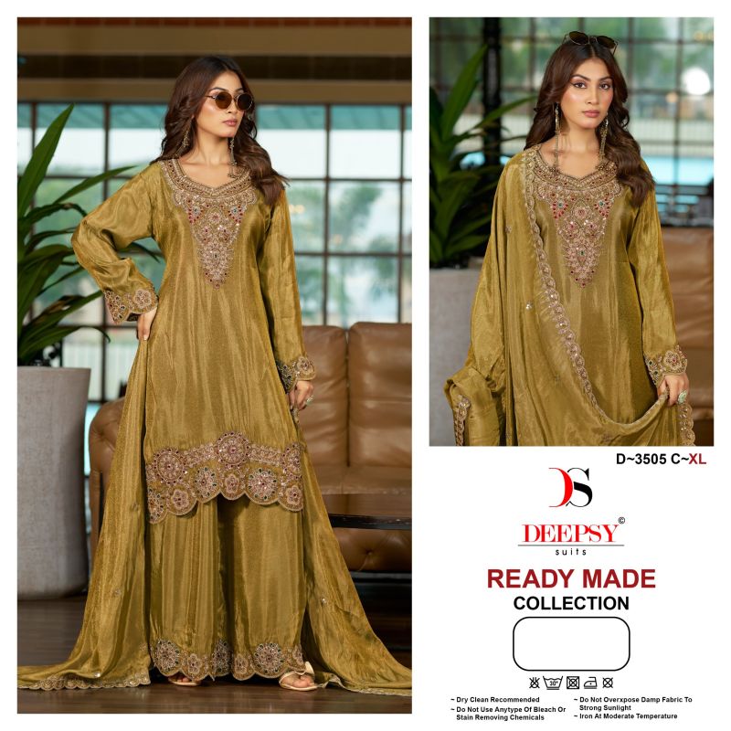 Rangoon Tejasvi Maslin Digital Print Swarovski Diamond Work Salwar Kameez — Wholesale Pakistani Suits, Vardan Ethnic wholesale from Surat — view 5