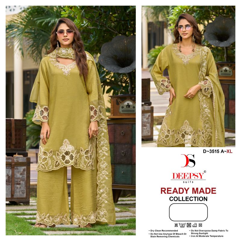 Deepsy D 3515 A To D Readymade Crush Silk Beats Work Salwar Kameez Catalog — Wholesale Readymade Suit, Deepsy wholesale from Surat — Photo 2