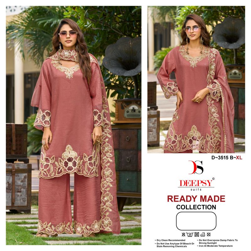 Deepsy D 3515 A To D Readymade Crush Silk Beats Work Salwar Kameez Catalog