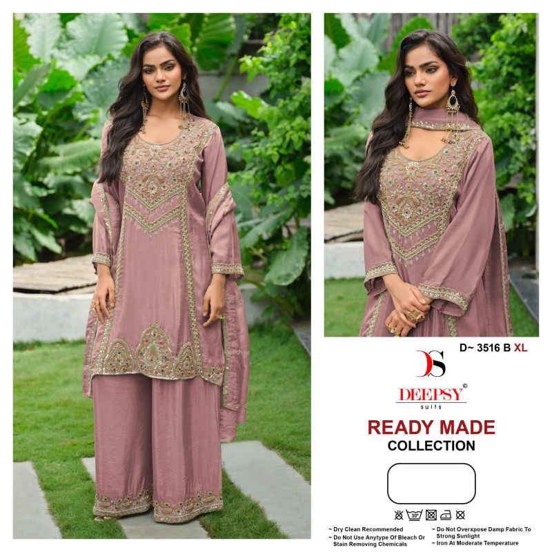 Deepsy D 3516 Pure Viscose Tissue Silk Beats Work Salwar Kameez — Wholesale Kurtis, Vardan Ethnic wholesale from Surat - Gallery Image 2