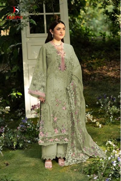 Deepsy Elaf Premium Superhit Cotton Self Embroidered Salwar Kameez