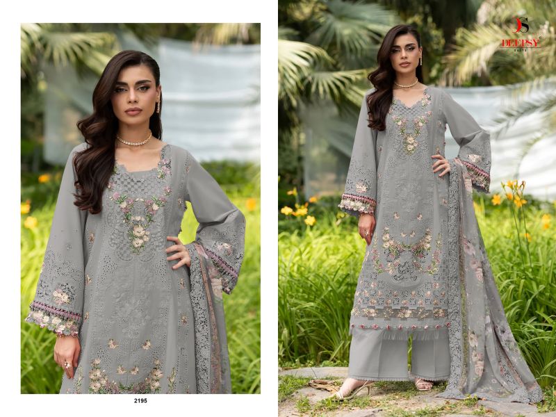 Deepsy Elaf Premium Superhit Cotton Self Embroidered Salwar Kameez — Wholesale Dress Material, Deepsy wholesale from Surat — view 3