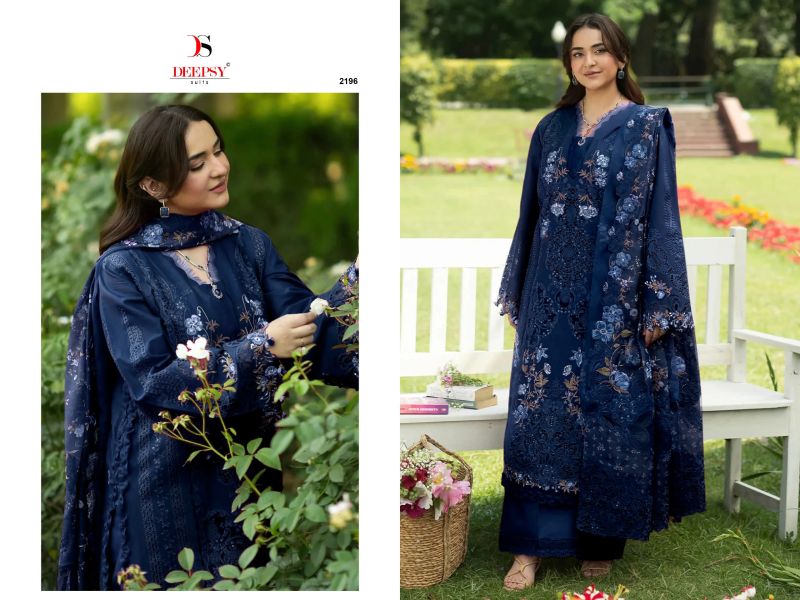 Deepsy Elaf Premium Superhit Cotton Self Embroidered Salwar Kameez — Wholesale Dress Material, Deepsy wholesale from Surat — view 4