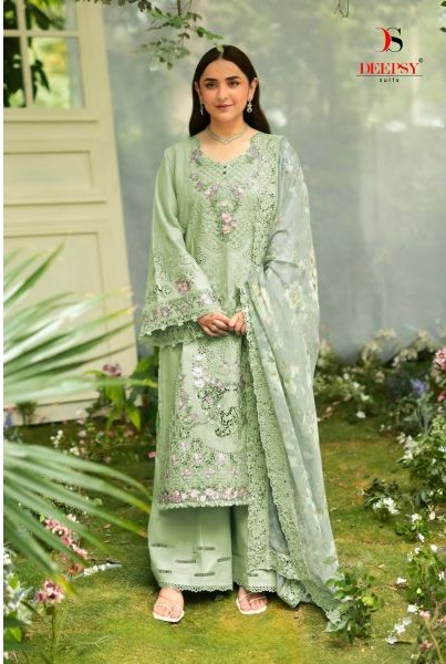 Deepsy Elaf Premium Vol 9 Cotton Self Embroidered Salwar Kameez