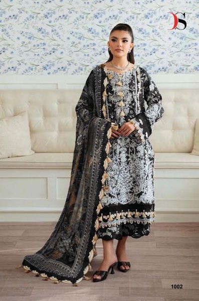 Deepsy Jade Premium Vol 5 Cotton Dupatta Lawn Embroidered Pakistani Salwar Kameez