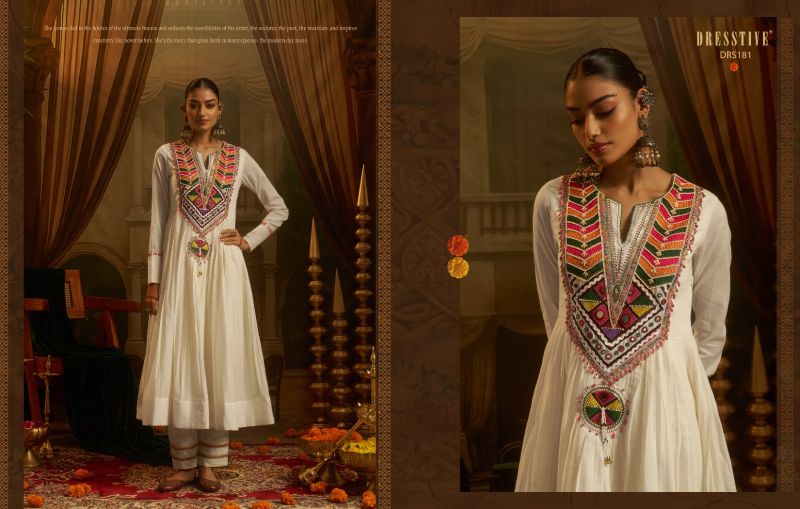 Dresstive Leela Vol 2 Mul Cotton Handwork Navratri Wear Catalog — Wholesale Kurtis, Vardan Ethnic wholesale from Surat — Photo 3