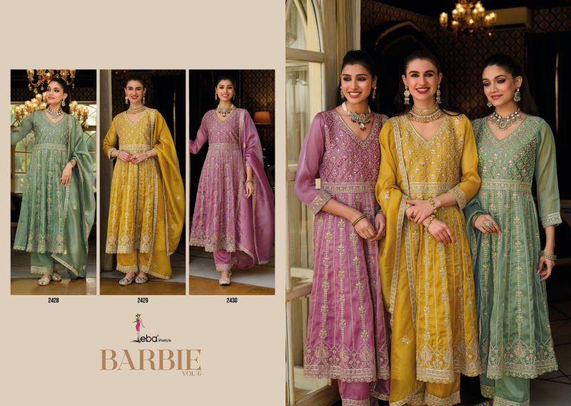 Eba Barbie Vol 6 Simar Designer Embroiderd Readymade Salwar Kameez Set — Wholesale Readymade Suit wholesale from Surat — view 3