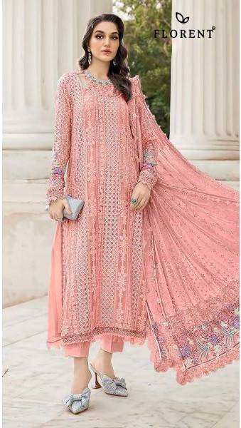Florent 1069 A To D Chiffon Embroidered Salwar Kameez Catalog