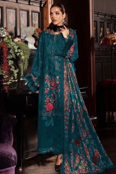 Florent 1079 A To D Cambric Cotton Embroidered Salwar Kameez Catalog