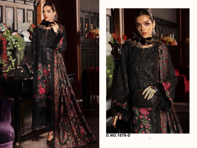 Florent 1079 A To D Cambric Cotton Embroidered Salwar Kameez Catalog — Wholesale Dress Material, Florent wholesale from Surat - Gallery Image 5