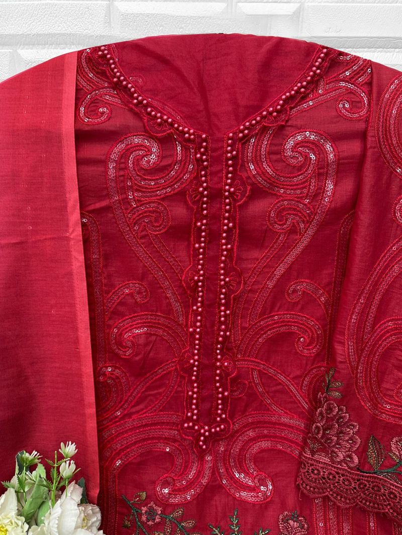 Florent 1079 A To D Cambric Cotton Embroidered Salwar Kameez Catalog — Wholesale Dress Material, Florent wholesale from Surat - Gallery Image 6
