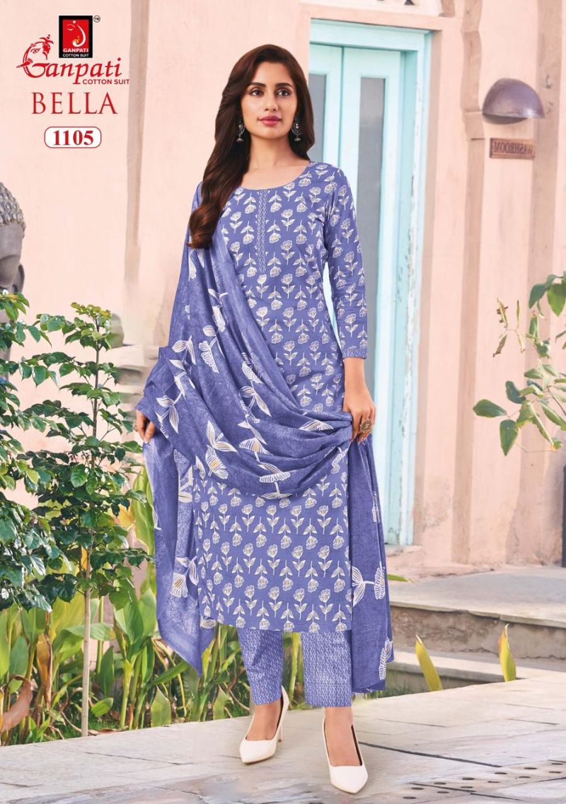 Ganpati Bella Vol 11 Cotton Printed Dress Material Catalog — Wholesale Dress Material wholesale from Surat — view 6