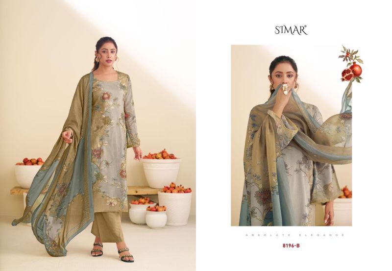 Glossy Simar Taraana Organza Digital Print Hand Work Salwar Kameez — Wholesale Readymade Suit, Vardan Ethnic wholesale from Surat — view 2
