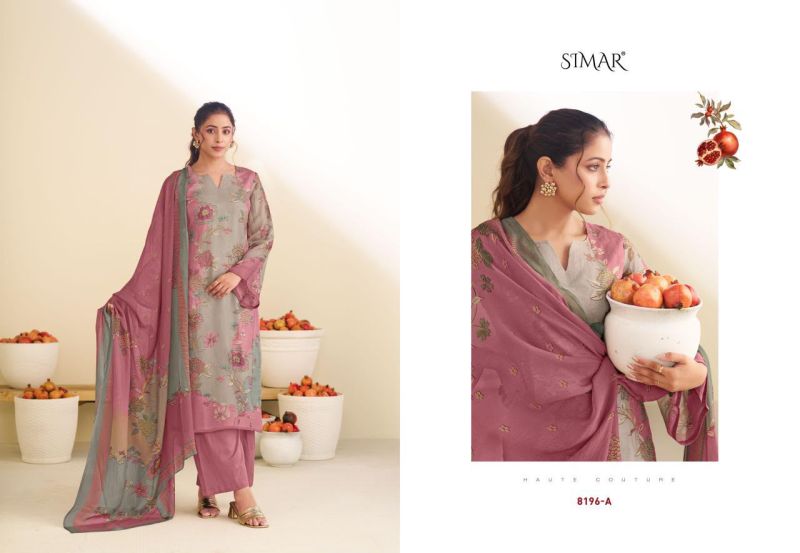 Glossy Simar Taraana Organza Digital Print Hand Work Salwar Kameez — Wholesale Readymade Suit, Vardan Ethnic wholesale from Surat — view 4