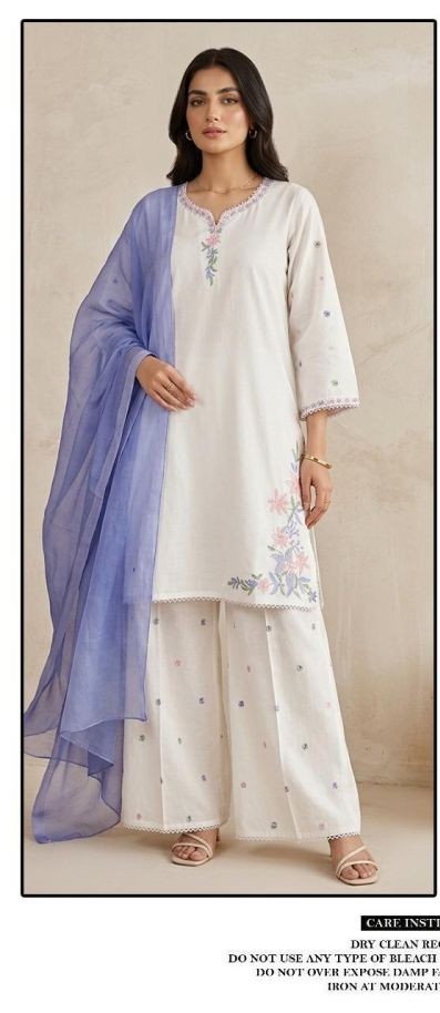 Hoor Tex 957 A And B Cotton Embroidered Salwar Kameez Catalog