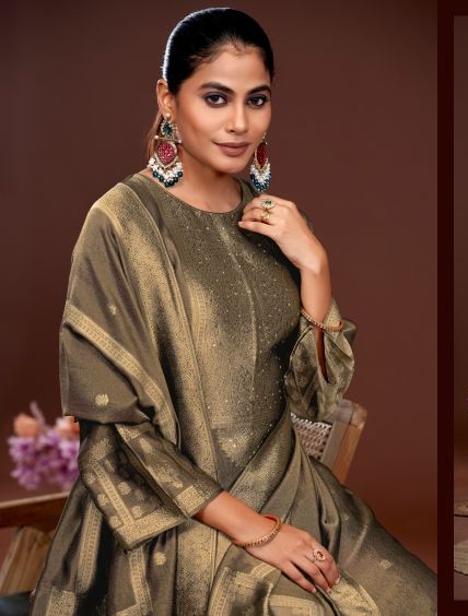 Ibiza Parthi Banglory Silk Jacquard Designer Salwar Kameez