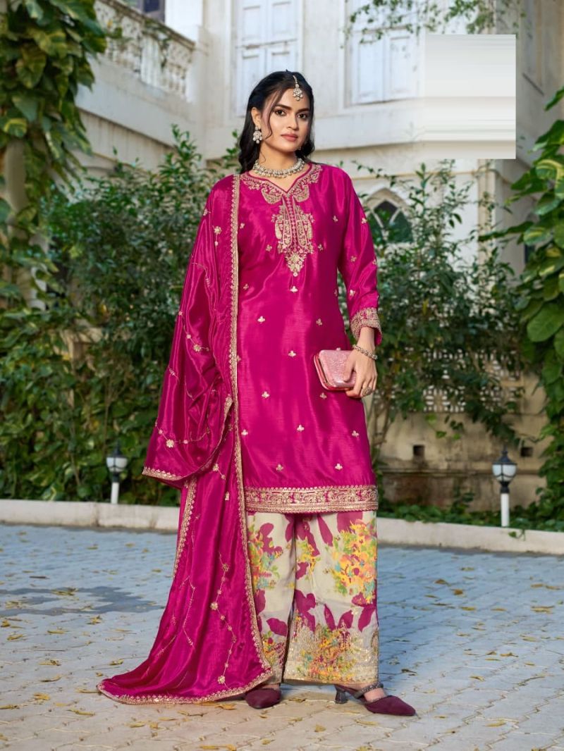 Indri 1127 To 1130 Blooming Chinon Sequence Embroidered Salwar Kameez