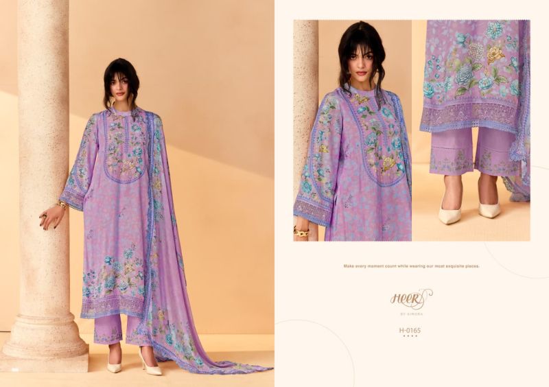 Kimora Heer Eternal 2 Muslin Vol 260 Muslin Digital Print Embroidered Salwar Kameez — Wholesale Salwar Suits, Vardan Ethnic wholesale from Surat — view 3