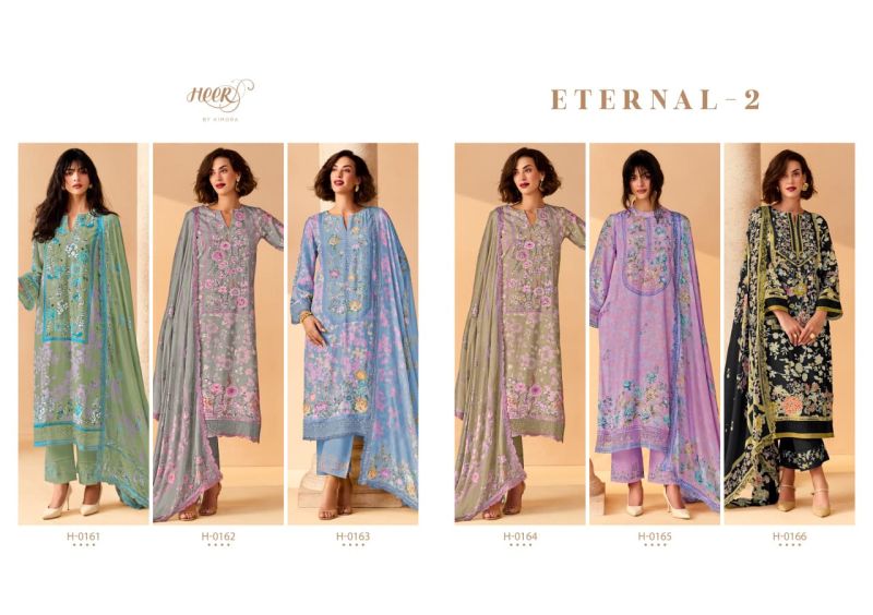Kimora Heer Eternal 2 Muslin Vol 260 Muslin Digital Print Embroidered Salwar Kameez — Wholesale Salwar Suits, Vardan Ethnic wholesale from Surat — view 7