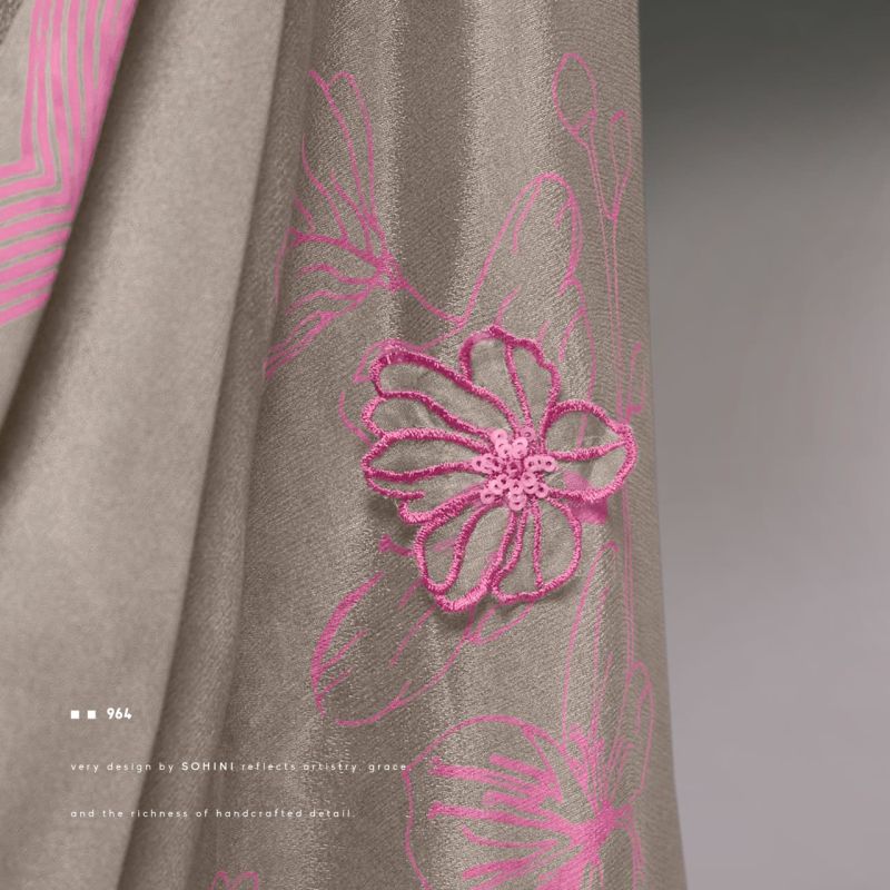 Kimora Sohni Elira Vol 89 Chinon Digital Print Embroidered Salwar Kameez — Wholesale Dress Material, Vardan Ethnic wholesale from Surat — view 8