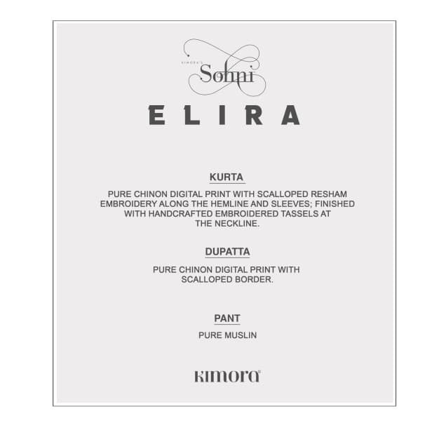 Kimora Sohni Elira Vol 89 Chinon Digital Print Embroidered Salwar Kameez — Wholesale Dress Material, Vardan Ethnic wholesale from Surat — view 9