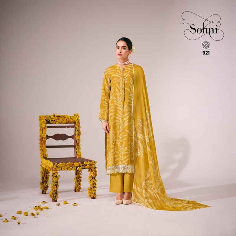 Kimora Sohni Pearl Vol 85 Muslin Digital Print Embroidered Salwar Kameez — Wholesale Dress Material wholesale from Surat — Photo 3
