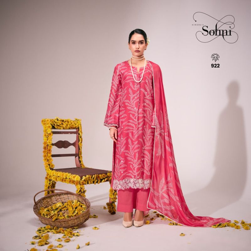 Kimora Sohni Pearl Vol 85 Muslin Digital Print Embroidered Salwar Kameez — Wholesale Dress Material wholesale from Surat — Photo 4