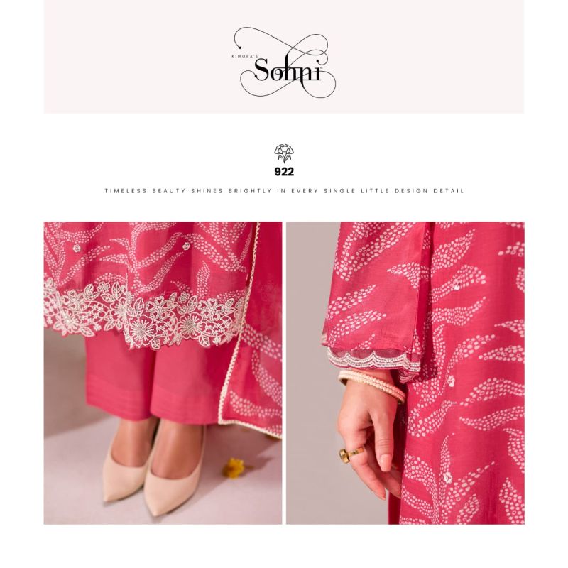 Kimora Sohni Pearl Vol 85 Muslin Digital Print Embroidered Salwar Kameez — Wholesale Dress Material wholesale from Surat — Photo 6