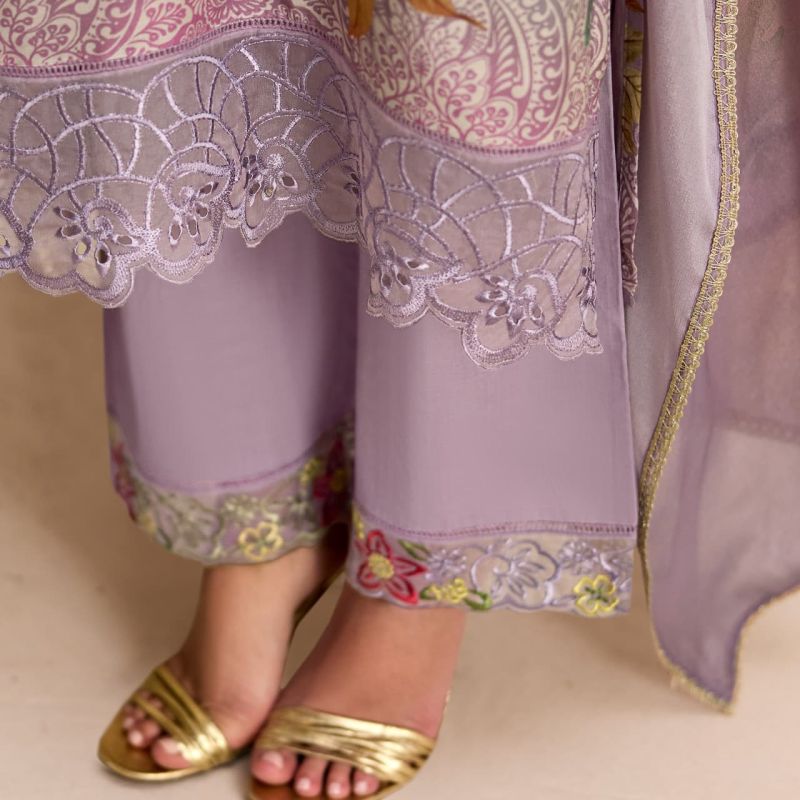Kimora Sohni Sandalwood Vol 90 Muslin Digital Print Embroidered Salwar Kameez — Wholesale Dress Material, Kimora wholesale from Surat — Photo 6