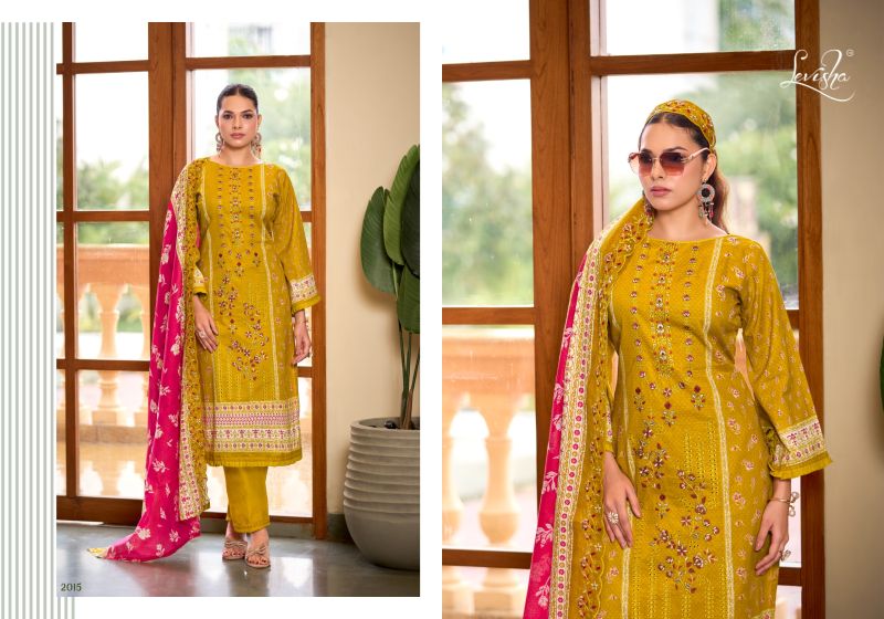 Levisha Madhubala Vol 20 Cambric Lawn Cotton Embroidered Dress Material