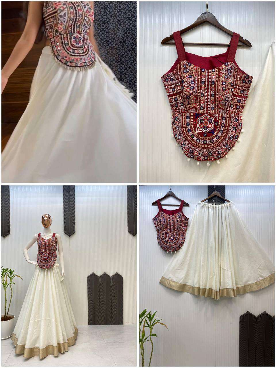 LG-652 Navratri Special Full Stitched Lehenga Choli Collection — Wholesale Lehenga, Vardan Ethnic wholesale from Surat — view 5