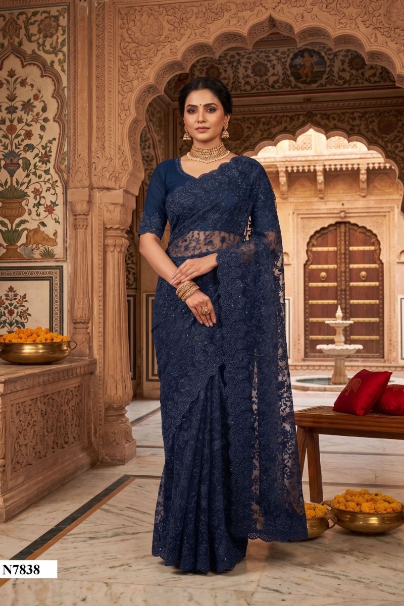 Mahotsav Nimaya Avantika Vol 2 Satin Silk Designer Saree Catalog — Organza Saree, Mahotsav wholesale from Surat — view 3