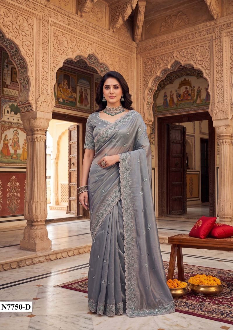 Mahotsav Nimaya Avantika Vol 2 Satin Silk Designer Saree Catalog — Organza Saree, Mahotsav wholesale from Surat — view 6