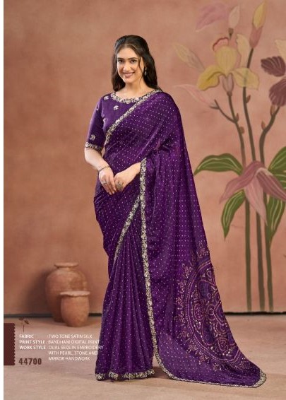 Mahotsav Norita 44700 Tarana Satin Silk Designer Saree Catalog